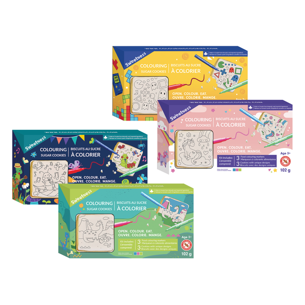 3-Pack Colouring Cookie Bundle