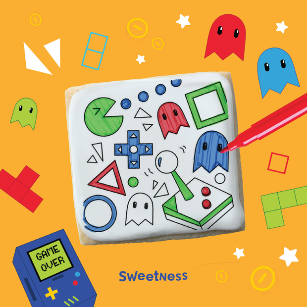 Gaming 3-Pack Colouring Sugar Cookie Kit